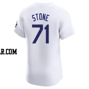 Gavin Stone Men's Los Angeles Dodgers White Elite Home Jersey