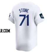 Gavin Stone Men's Los Angeles Dodgers White Limited 2024 World Tour Seoul Series Home Jersey