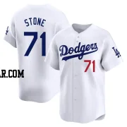 Gavin Stone Men's Los Angeles Dodgers White Limited Home Jersey