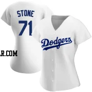 Gavin Stone Women's Los Angeles Dodgers White Authentic Home Jersey