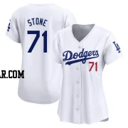 Gavin Stone Women's Los Angeles Dodgers White Limited Home Jersey