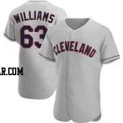 Gavin Williams Men's Cleveland Guardians Gray Authentic Road Jersey