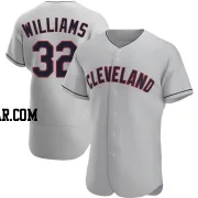 Gavin Williams Men's Cleveland Guardians Gray Authentic Road Jersey