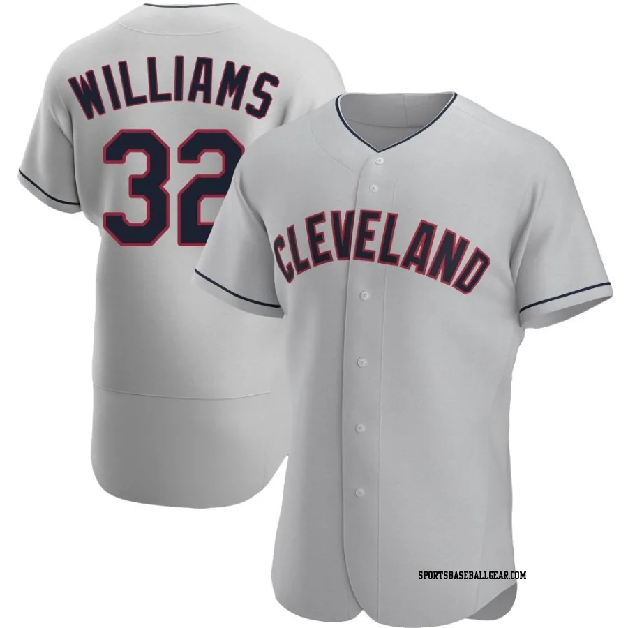 Gavin Williams Men's Cleveland Guardians Gray Authentic Road Jersey