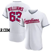 Gavin Williams Men's Cleveland Guardians White Authentic Home Jersey