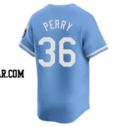 Gaylord Perry Men's Kansas City Royals Light Blue Limited Alternate Jersey