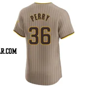 Gaylord Perry Men's San Diego Padres Brown Elite Alternate Jersey