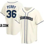 Gaylord Perry Men's Seattle Mariners Cream Replica Alternate Jersey