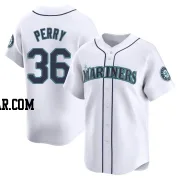 Gaylord Perry Men's Seattle Mariners White Limited Home Jersey