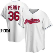 Gaylord Perry Youth Cleveland Guardians White Replica Home Jersey