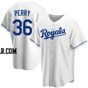 Gaylord Perry Youth Kansas City Royals White Replica Home Jersey