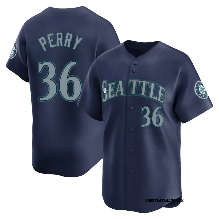 Gaylord Perry Youth Seattle Mariners Navy Limited Road Jersey