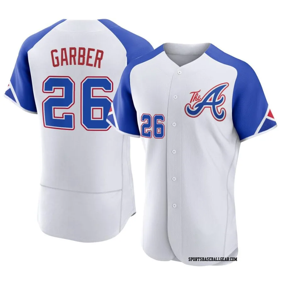 Gene Garber Men's Atlanta Braves White Authentic 2023 City Connect Jersey