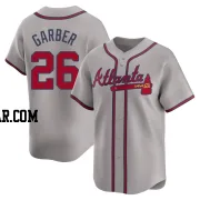 Gene Garber Youth Atlanta Braves Gray Limited Away Jersey