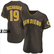 Gene Richards Men's San Diego Padres Brown Authentic Road Jersey