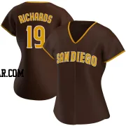 Gene Richards Women's San Diego Padres Brown Replica Road Jersey