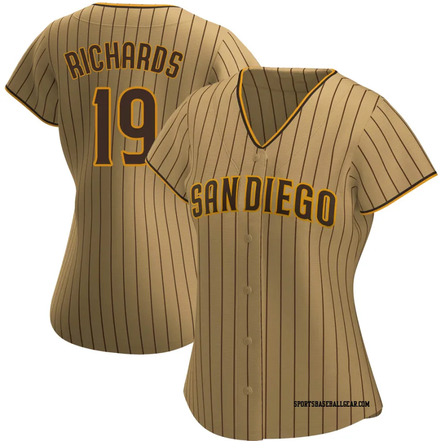 Gene Richards Women's San Diego Padres Tan/Brown Replica Alternate Jersey