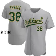 Gene Tenace Men's Oakland Athletics Gray Authentic Road Jersey