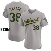 Gene Tenace Men's Oakland Athletics Gray Elite Road Jersey