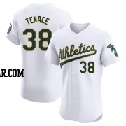 Gene Tenace Men's Oakland Athletics White Elite Home Jersey