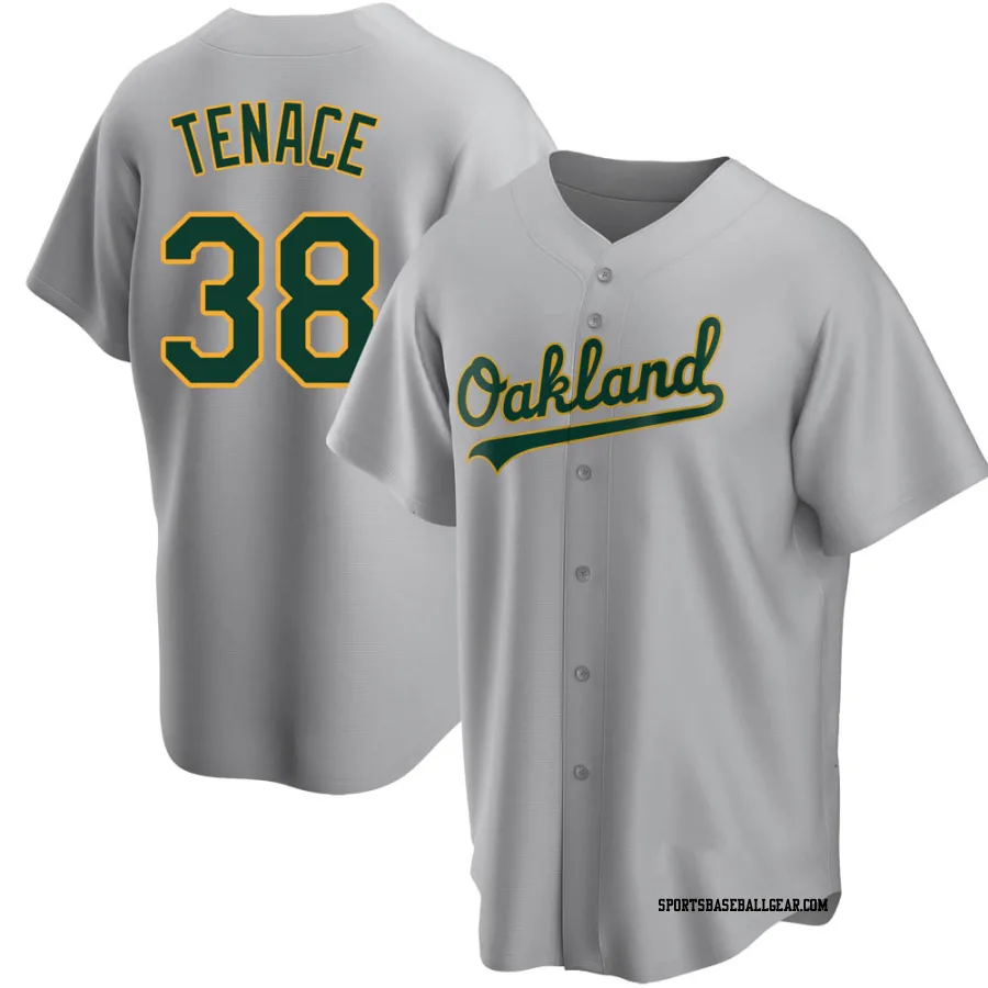 Gene Tenace Youth Oakland Athletics Gray Replica Road Jersey