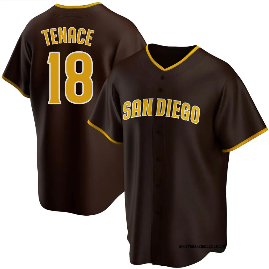 Gene Tenace Youth San Diego Padres Brown Replica Road Jersey