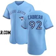 Genesis Cabrera Men's Toronto Blue Jays Blue Authentic Powder Alternate Jersey