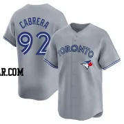 Genesis Cabrera Men's Toronto Blue Jays Gray Limited Away Jersey