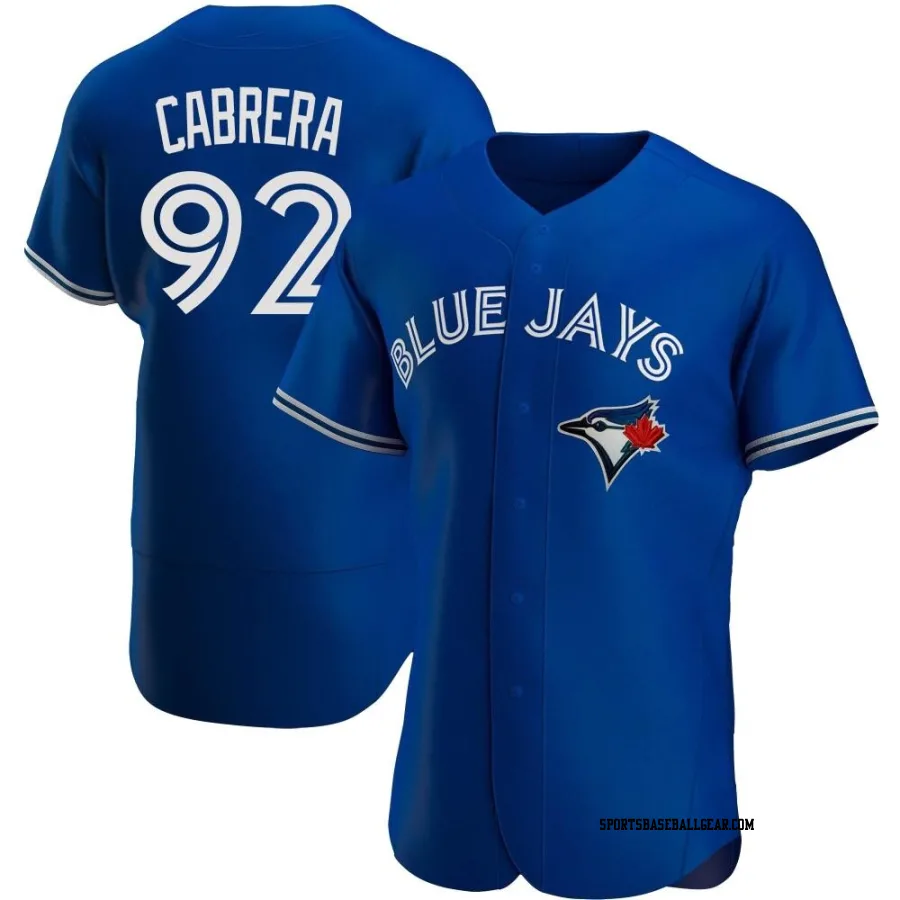 Genesis Cabrera Men's Toronto Blue Jays Royal Authentic Alternate Jersey