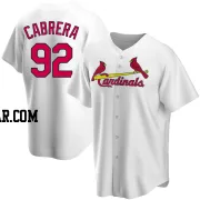 Genesis Cabrera Youth St. Louis Cardinals White Replica Home Jersey