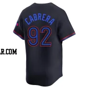 Genesis Cabrera Youth Toronto Blue Jays Black Limited 2024 City Connect Jersey