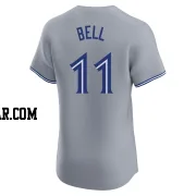 George Bell Men's Toronto Blue Jays Gray Elite Road Jersey