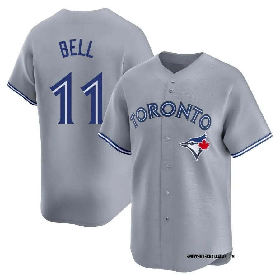 George Bell Men's Toronto Blue Jays Gray Limited Away Jersey