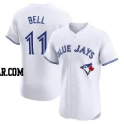 George Bell Men's Toronto Blue Jays White Elite Home Jersey