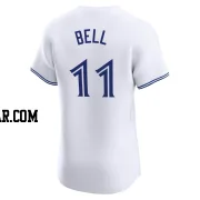 George Bell Men's Toronto Blue Jays White Elite Home Jersey