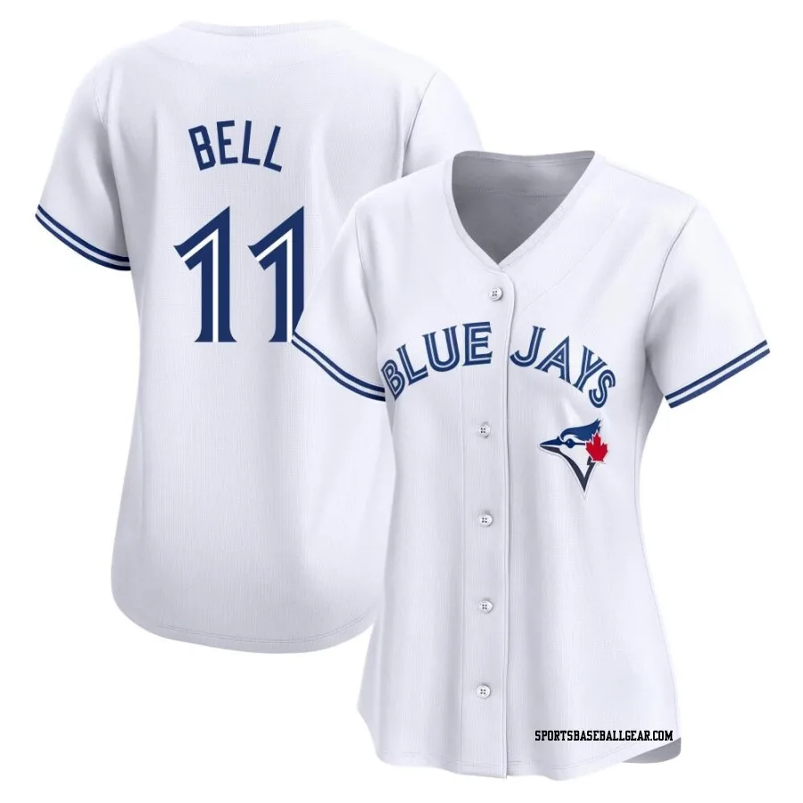 George Bell Women's Toronto Blue Jays White Limited Home Jersey