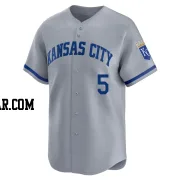 George Brett Men's Kansas City Royals Gray Limited Away Jersey