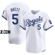 George Brett Men's Kansas City Royals White Limited Home Jersey