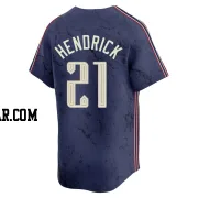 George Hendrick Men's Cleveland Guardians Navy Limited 2024 City Connect Jersey