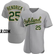 George Hendrick Men's Oakland Athletics Gray Authentic Road Jersey