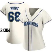 George Kirby Women's Seattle Mariners Cream Authentic Alternate Jersey