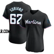 George Soriano Men's Miami Marlins Black Elite Alternate Vapor Premier Jersey