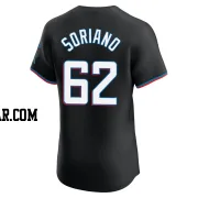 George Soriano Men's Miami Marlins Black Elite Alternate Vapor Premier Jersey