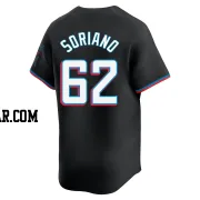 George Soriano Men's Miami Marlins Black Limited Alternate Jersey