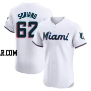 George Soriano Men's Miami Marlins White Elite Home Jersey