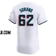 George Soriano Men's Miami Marlins White Elite Home Jersey