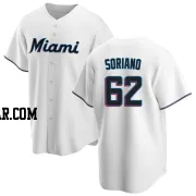 George Soriano Youth Miami Marlins White Replica Home Jersey