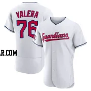 George Valera Men's Cleveland Guardians White Authentic Home Jersey