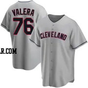 George Valera Youth Cleveland Guardians Gray Replica Road Jersey