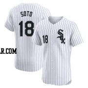 Geovany Soto Men's Chicago White Sox White Elite Home Jersey